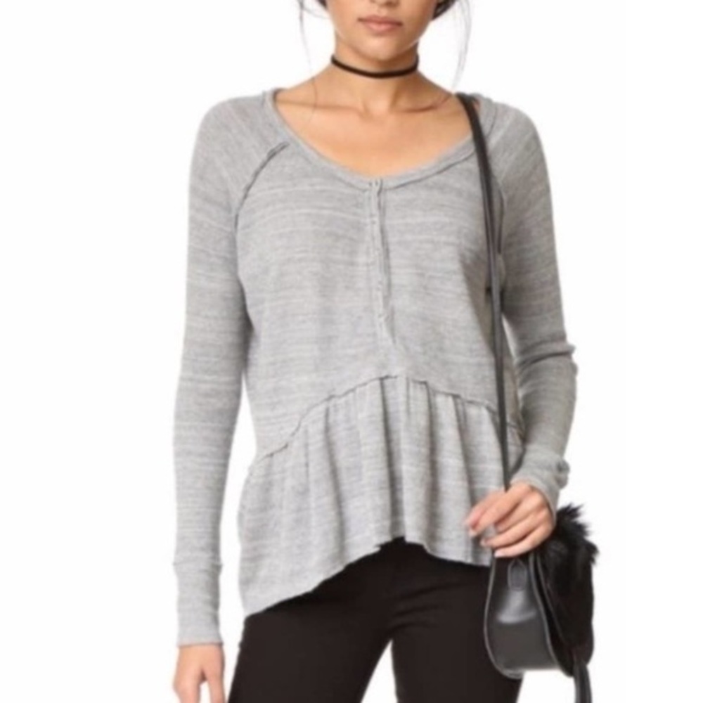 Free People We the Free Coastline Peplum Top in size XS, good used condition